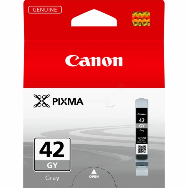 6390B001 // CLI42GY / original CANON Tintenpatrone grau / 6390B001 / 492 S. / 13.00 ml