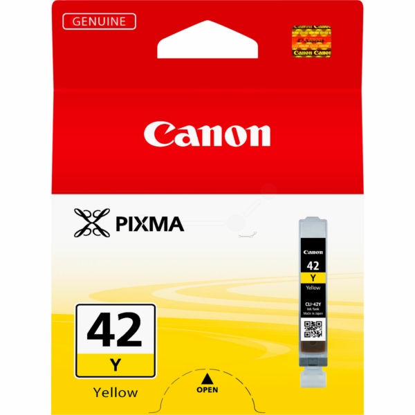 6387B001 // CLI42Y / original CANON Tintenpatrone gelb / 6387B001 / 13.00 ml