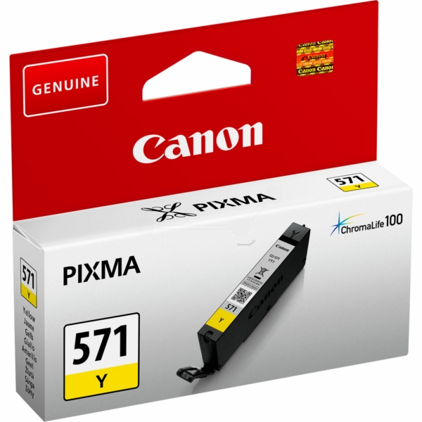 0388C001 // CLI571Y / gelb / original CANON Tintenpatrone gelb / 0388C001 / 323 S. / 6.50 ml