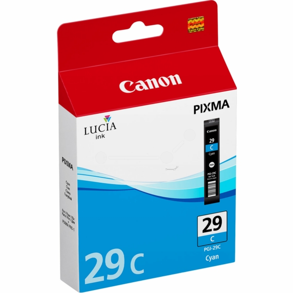 4873B001 // PGI29C / cyan / original CANON Tintenpatrone cyan / 4873B001 / 1940 S. / 36.00 ml