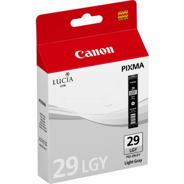 4872B001 // PGI29LGY / original CANON Tintenpatrone grau / 4872B001 / 36.00 ml
