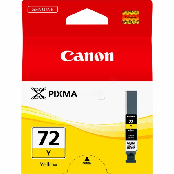 6406B001 // PGI72Y / gelb / original CANON Tintenpatrone gelb / 6406B001 / 14.00 ml