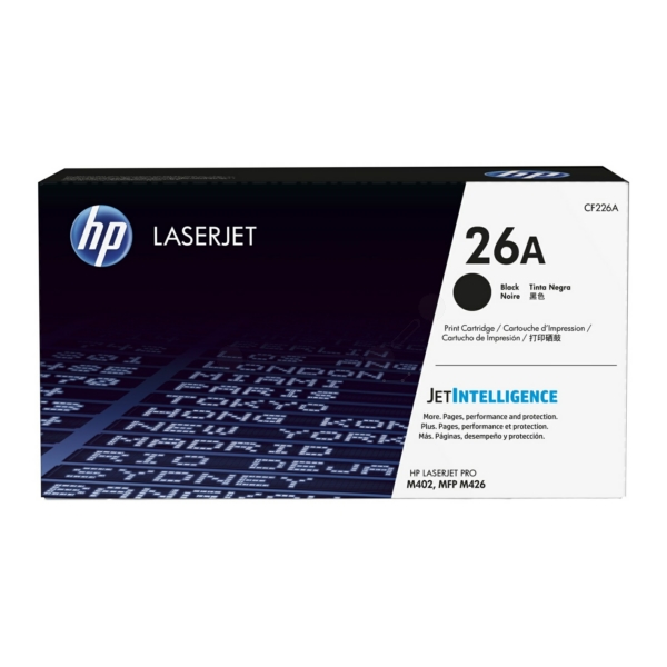 CF226A // 26A / schwarz / original HP Toner schwarz / CF226A / 3100 S.