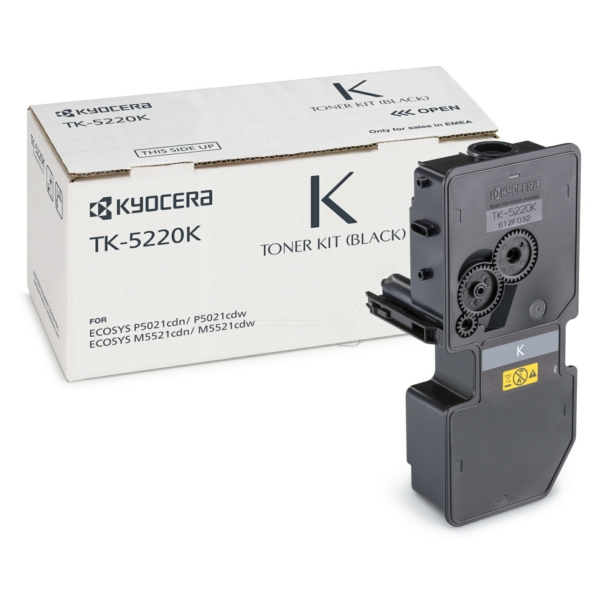 1T02R90NL1 // TK5220K / schwarz / original KYOCERA Toner schwarz / 1T02R90NL1 / 1200 S.