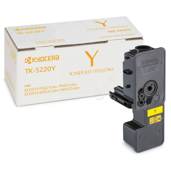 1T02R9ANL1 // TK5220Y / gelb / original KYOCERA Toner gelb / 1T02R9ANL1 / 1200 S.