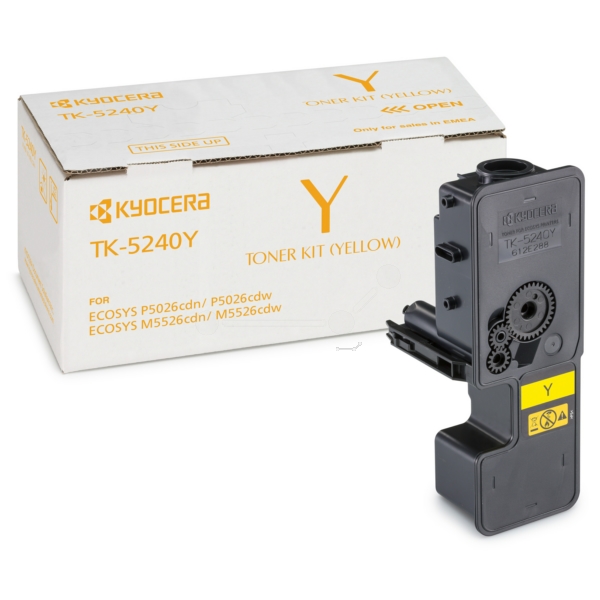 1T02R7ANL0 // TK5240Y / gelb / original KYOCERA Toner gelb / 1T02R7ANL0 / 3000 S.