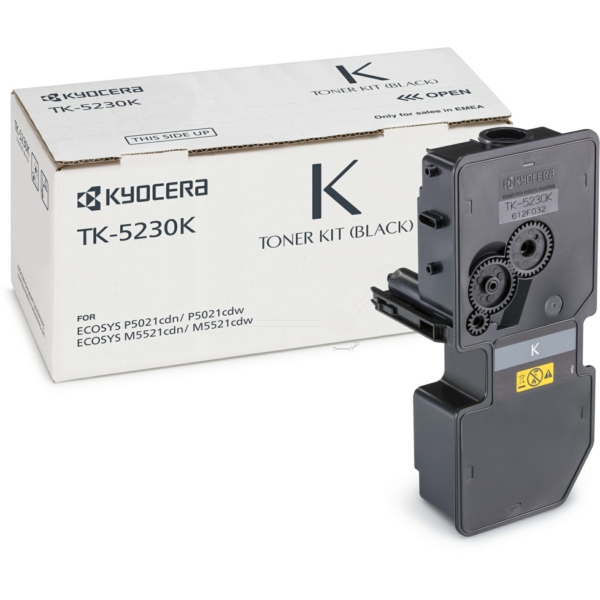 1T02R90NL0 // TK5230K / schwarz / original KYOCERA Toner schwarz / 1T02R90NL0 / 2600 S.