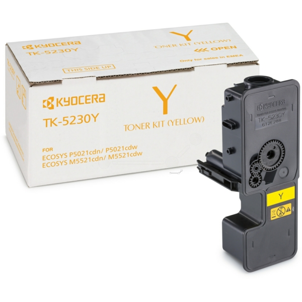1T02R9ANL0 // TK5230Y / gelb / original KYOCERA Toner gelb / 1T02R9ANL0 / 2200 S.