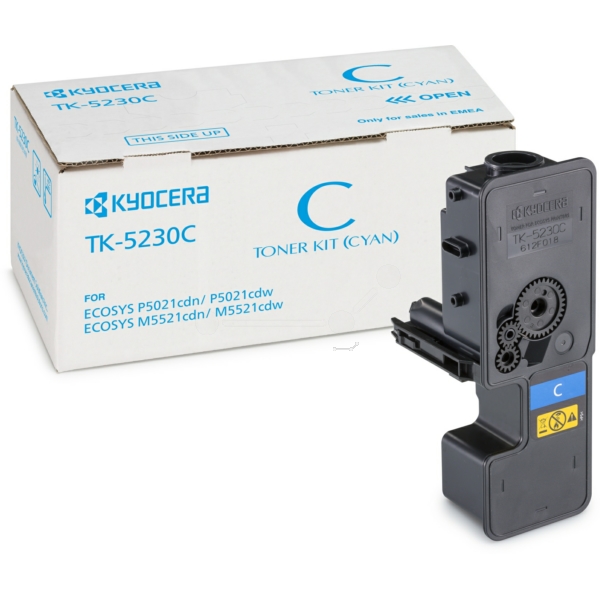 1T02R9CNL0 // TK5230C / cyan / original KYOCERA Toner cyan / 1T02R9CNL0 / 2200 S.