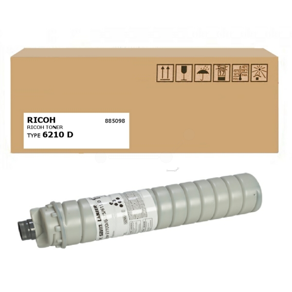 885098 // TYPE6210D / original RICOH Toner schwarz / 885098 / 43000 S. / 1100 Gr.  