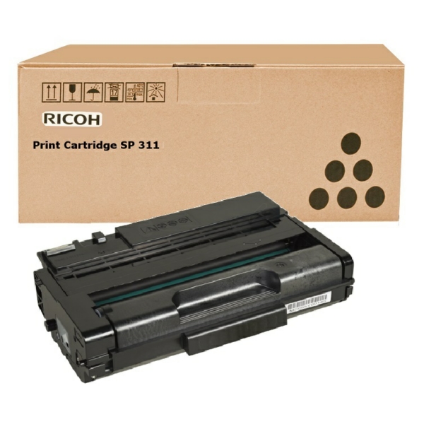 821242 // TYPESP311UHY / schwarz / original RICOH Toner schwarz / 821242 / 6400 S.