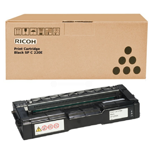 407543 / schwarz / original RICOH Toner schwarz / 407543 / 2000 S.