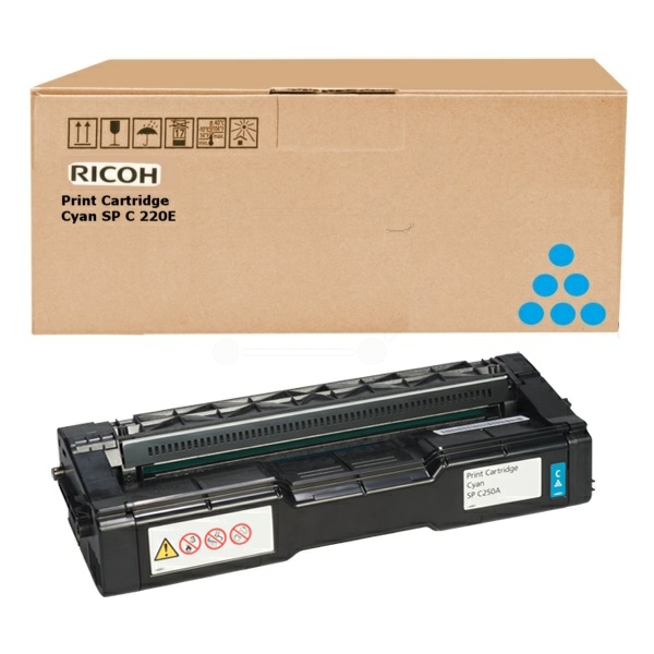 407544 / cyan / original RICOH Toner cyan / 407544 / 1600 S.