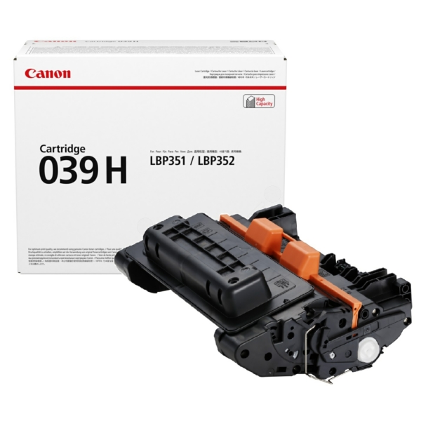 0288C001 // 039H / schwarz / original CANON Toner schwarz / 0288C001 / 25000 S.