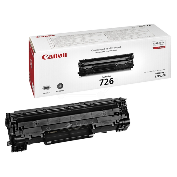 3483B002 // 726 / schwarz / original CANON Toner schwarz / 3483B002 / 2100 S.