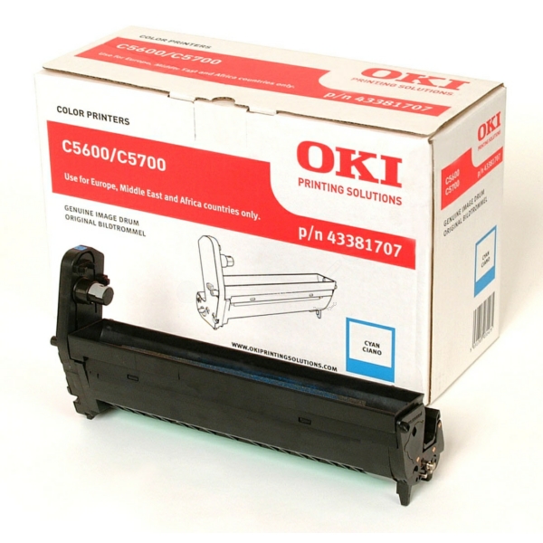 43381707 / cyan / original OKI Drum Kit / 43381707 / 20000 S.