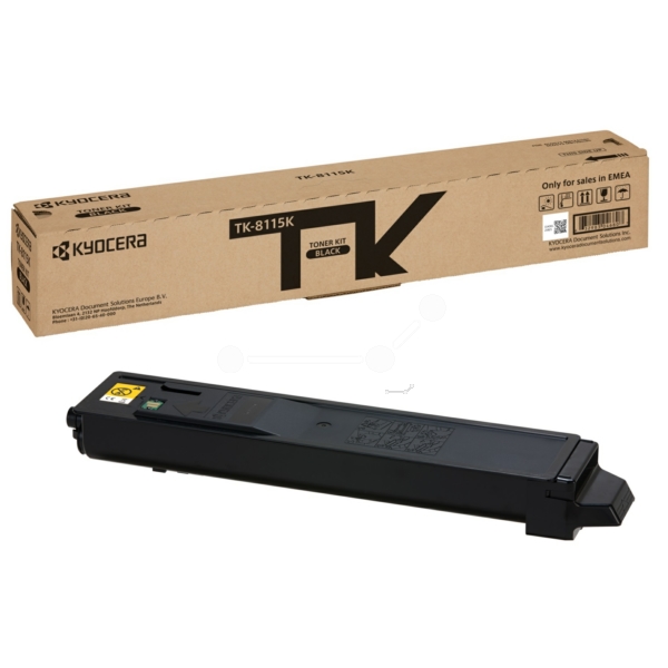 1T02P30NL0 // TK8115K / schwarz / original KYOCERA Toner schwarz / 1T02P30NL0 / 12000 S.