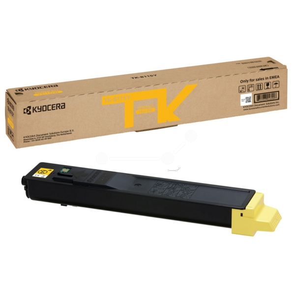 1T02P3ANL0 // TK8115Y / gelb / original KYOCERA Toner gelb / 1T02P3ANL0 / 6000 S.