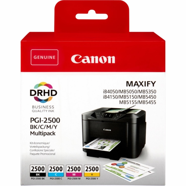9290B006 // PGI2500BKCMY / original CANON Tintenpatrone MultiPack / 9290B006
