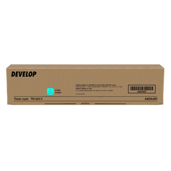 A8DA4D0 // TN324C / cyan / original DEVELOP Toner cyan / A8DA4D0 / 26000 S.
