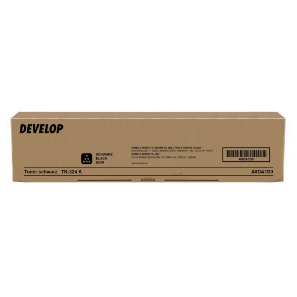 A8DA1D0 // TN324K / schwarz / original DEVELOP Toner schwarz / A8DA1D0 / 28000 S.