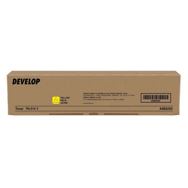 A9E82D0 // TN514Y / gelb / original DEVELOP Toner gelb / A9E82D0 / 26000 S.