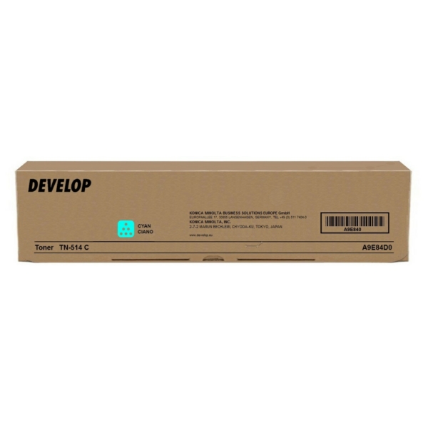 A9E84D0 // TN514C / cyan / original DEVELOP Toner cyan / A9E84D0 / 26000 S.