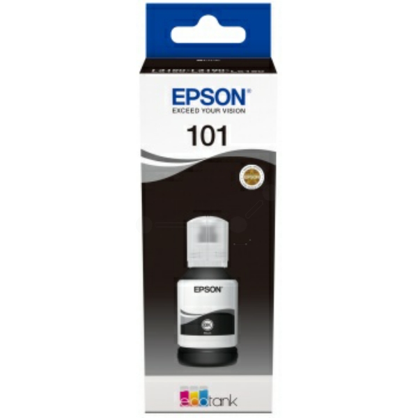C13T03V14A // 101 / schwarz / original EPSON Tintenflasche schwarz / C13T03V14A / 127.00 ml