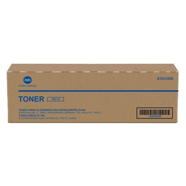 A3VU050 // TN712 / original KONICAMIN Toner schwarz / A3VU050 / 40800 S.