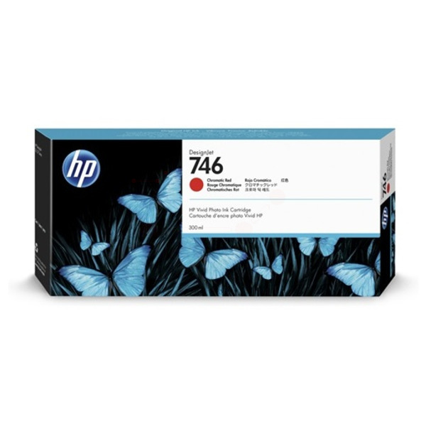 P2V81A // 746 / original HP Tintenpatrone rot / P2V81A / 300.00 ml