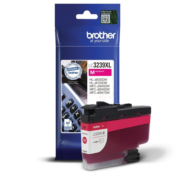 LC3239XLM / original BROTHER Tintenpatrone magenta / LC3239XLM / 5000 S.
