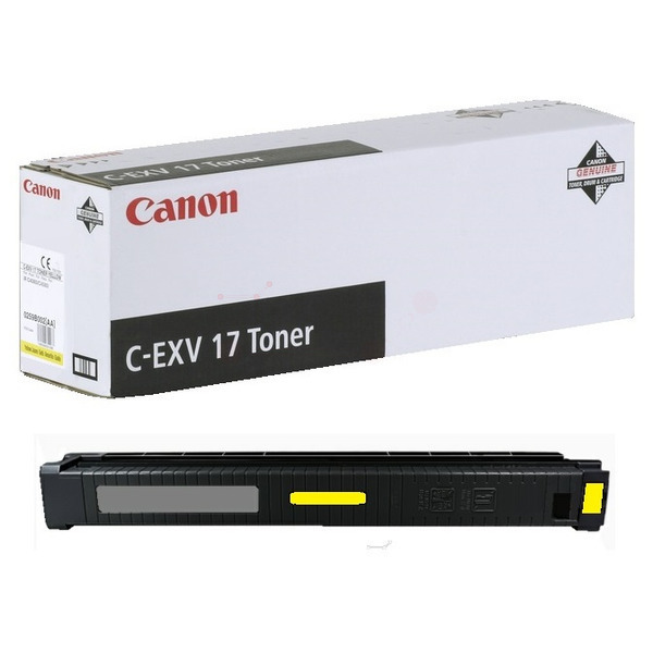 0259B002 // CEXV17 / gelb / original CANON Toner gelb / 0259B002 / 30000 S. / 475 Gr.  