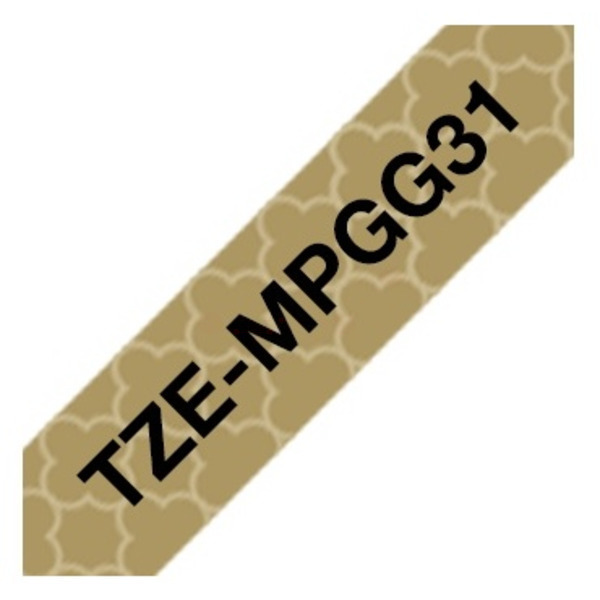 TZEMPGG31 / original BROTHER PTouch Farbband / TZEMPGG31