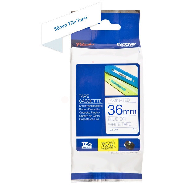TZE263 / original BROTHER PTouch Farbband / TZE263