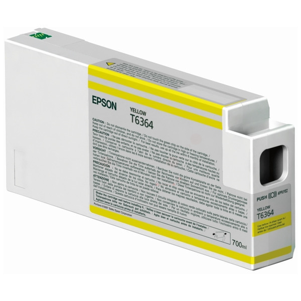 C13T636400 // T6364 / gelb / original EPSON Tintenpatrone gelb / C13T636400 / 700.00 ml