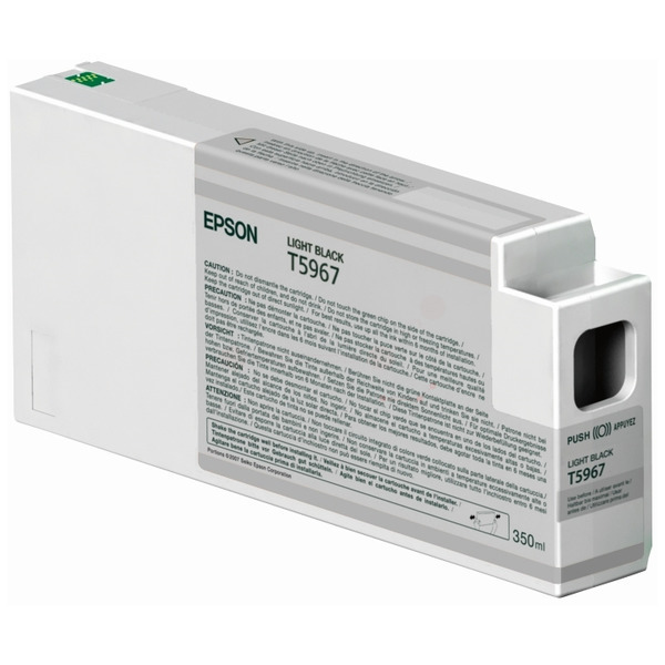 C13T596700 // T5967 / schwarz / original EPSON Tintenpatrone schwarz hell / C13T596700 / 350.00 ml