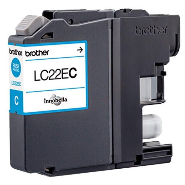 LC22EC / cyan / original BROTHER Tintenpatrone cyan / LC22EC / 1200 S. / 11.80 ml