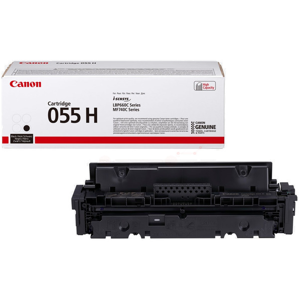 3020C002 // 055H / schwarz / original CANON Toner schwarz / 3020C002 / 7600 S.