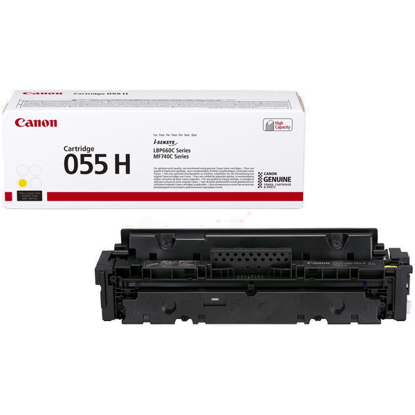3017C002 // 055H / gelb / original CANON Toner gelb / 3017C002 / 5900 S.