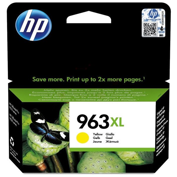 3JA29AE // 963XL / gelb / original HP Tintenpatrone gelb / 3JA29AE / 1600 S. / 22.92 ml