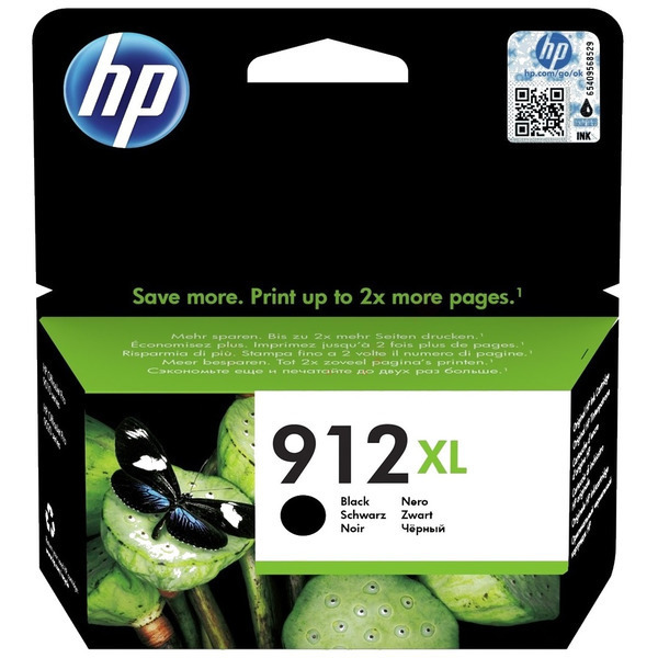 3YL84AE // 912XL / schwarz / original HP Tintenpatrone schwarz / 3YL84AE / 825 S. / 21.70 ml