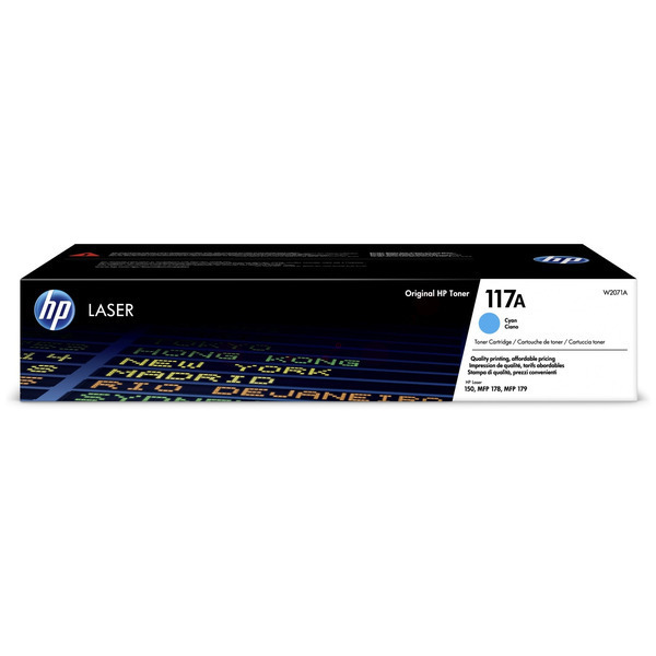 W2071A // 117A / cyan / original HP Toner cyan / W2071A / 700 S.