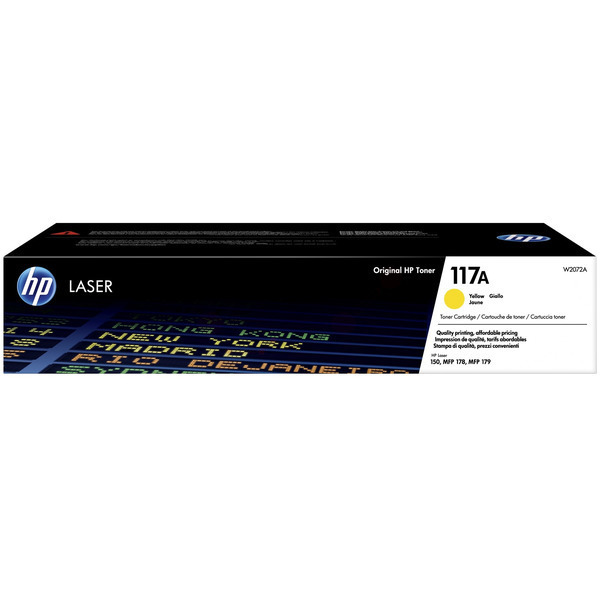 W2072A // 117A / gelb / original HP Toner gelb / W2072A / 700 S.