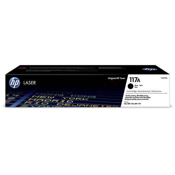 W2070A // 117A / schwarz / original HP Toner schwarz / W2070A / 1000 S.