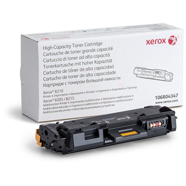 106R04347 / schwarz / original XEROX Toner schwarz / 106R04347 / 3000 S.