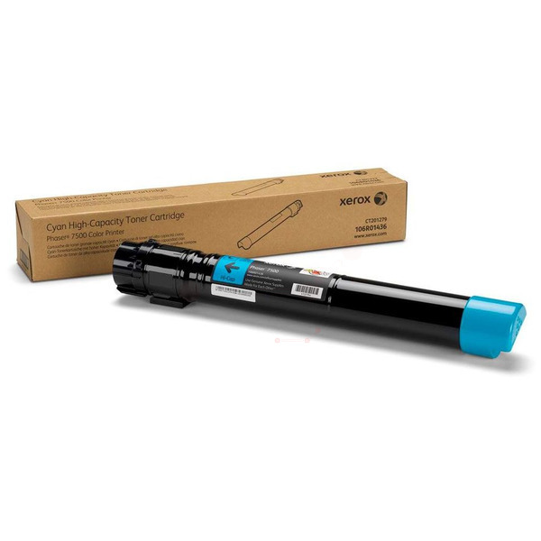 106R01436 / cyan / original XEROX Toner cyan / 106R01436 / 17800 S.