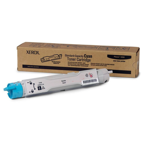 106R01214 / cyan / original XEROX Toner cyan / 106R01214 / 5000 S.