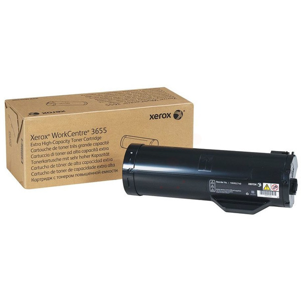 106R02740 / schwarz / original XEROX Toner schwarz / 106R02740 / 25900 S.