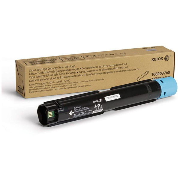 106R03740 / cyan / original XEROX Toner cyan / 106R03740 / 16500 S.
