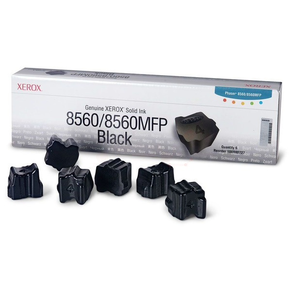 108R00727 / schwarz / original XEROX Festtinte in ColorStix / 108R00727 / 6800 S.